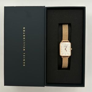 Daniel Wellington Quadro Pressed Melrose watch - rose gold